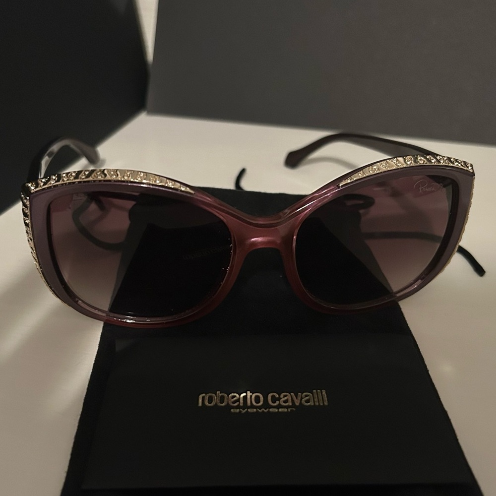 Roberto Cavalli RC1015 C56 83Z Violet/gradient/mirror vio Yed Sunglasses Italy